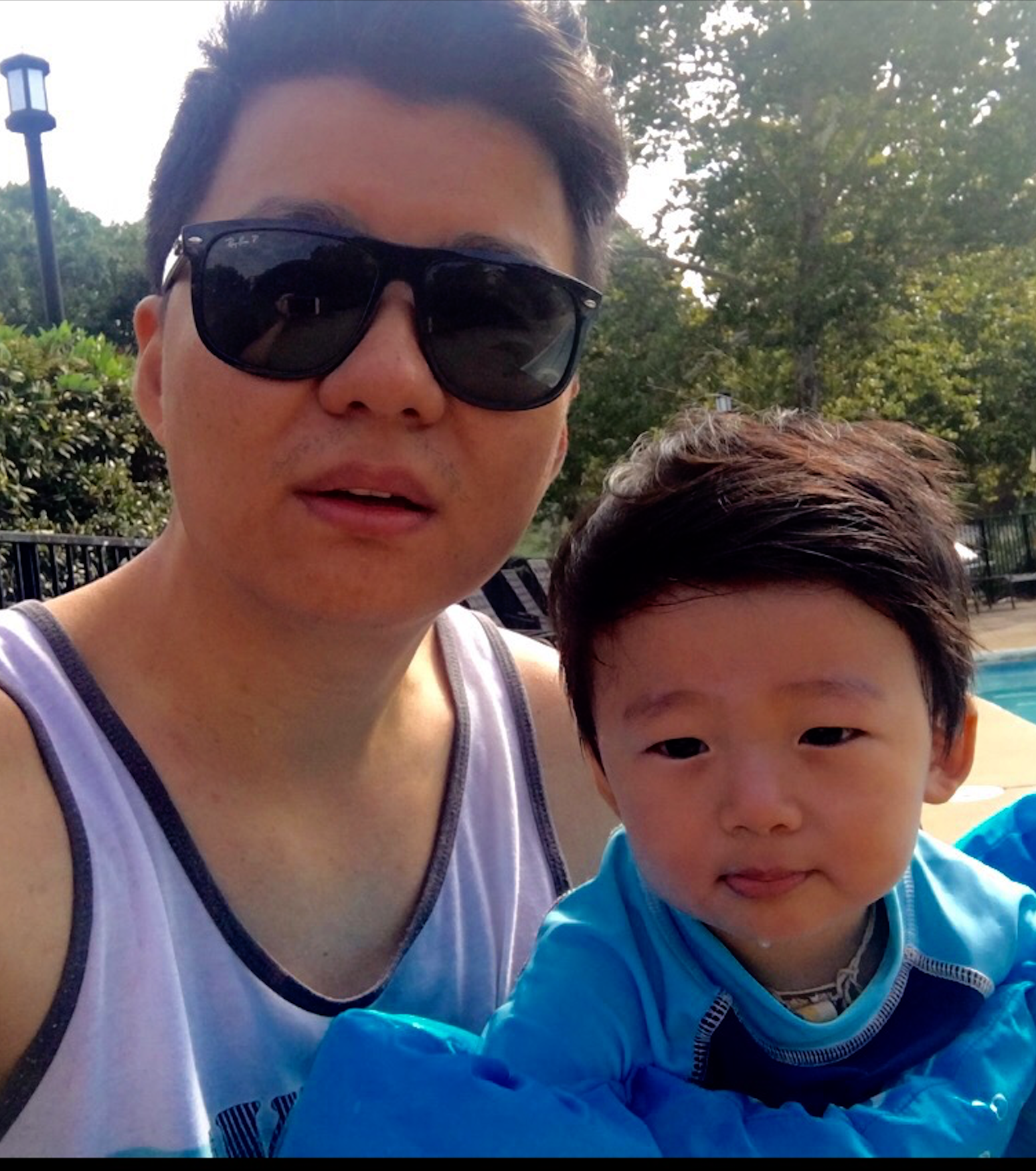 Profile picture with son